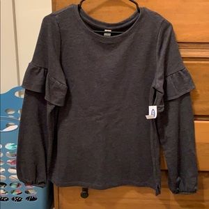 Old Navy ruffle sleeve sweater